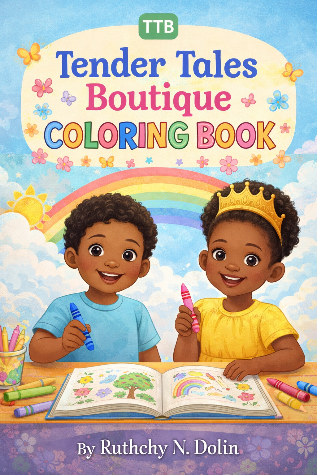 Tender Tales Boutique Coloring Book